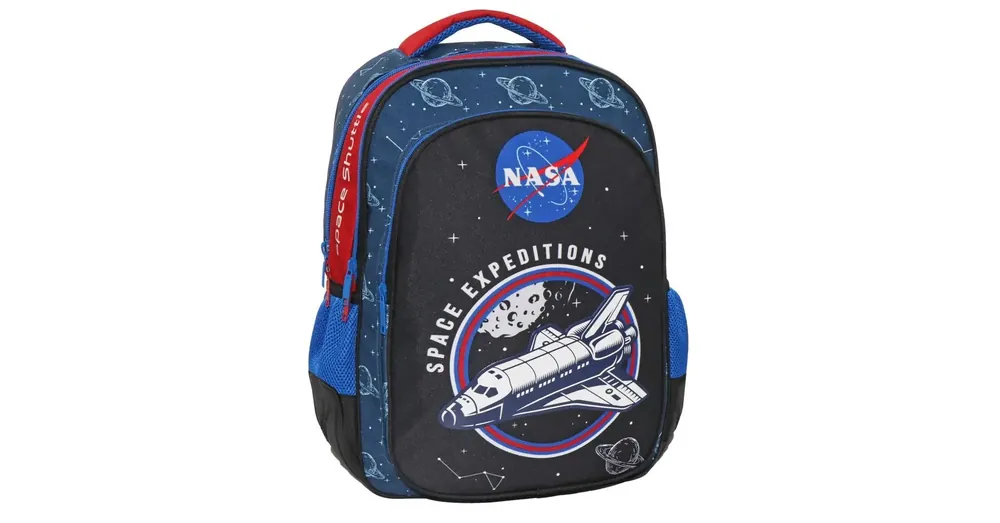 NASA Space Expeditions háromrekeszes iskolatáska, hátizsák 33×18×43 cm Expressz kézbesítés