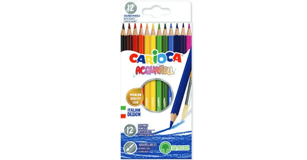 Vedd meg online Carioca Acquarell festhető színes ceruza szett 12 db-os