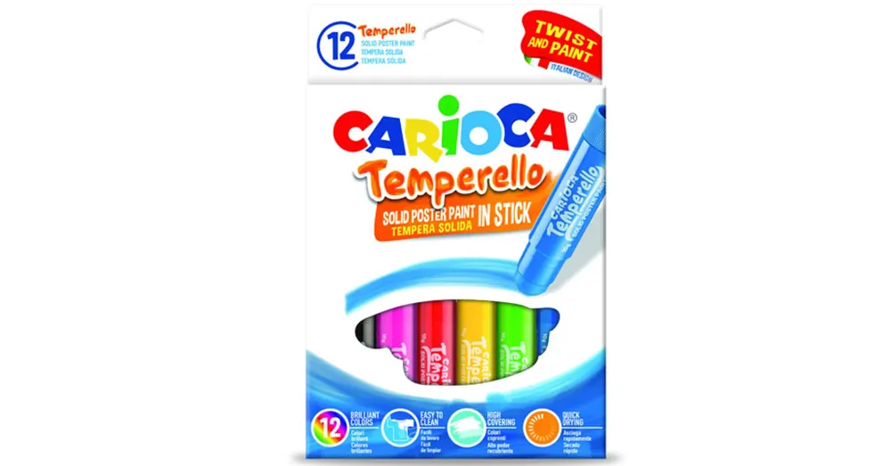 Carioca Színes tempera stick 6 db-os kimosható Különleges ajánlat