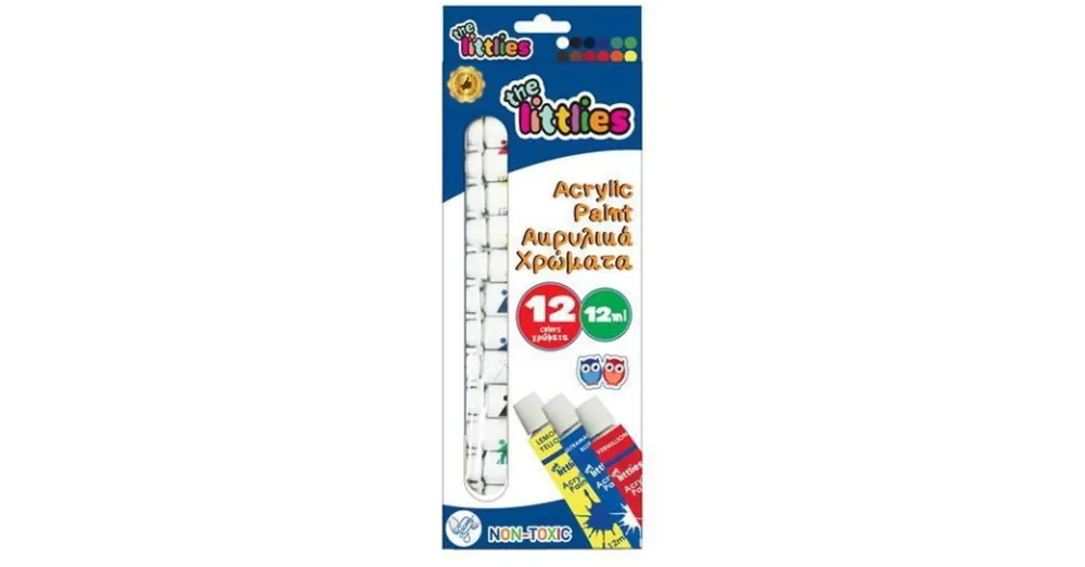 Újdonság Színes akril festék szett 12ml 12 db-os