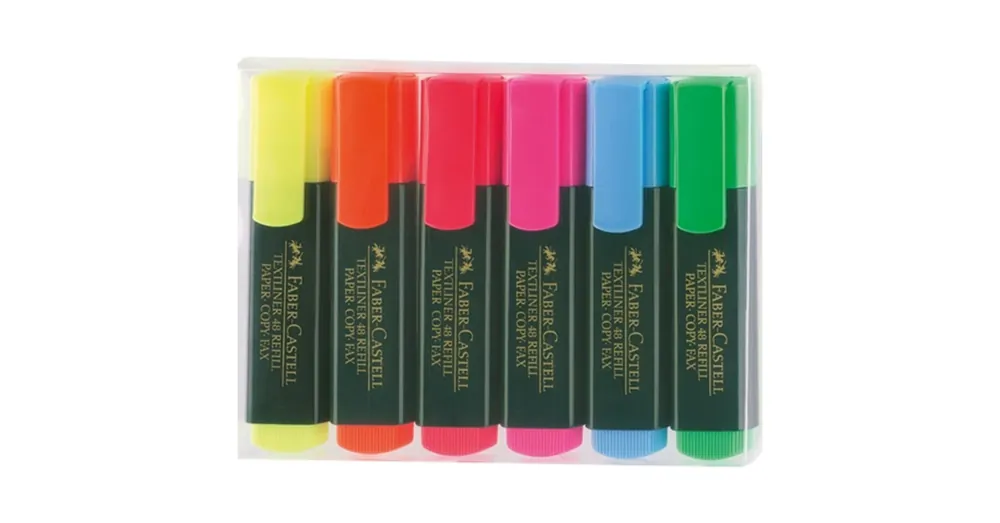 Prémium Faber-Castell Szövegkiemelő szett 6 db-os