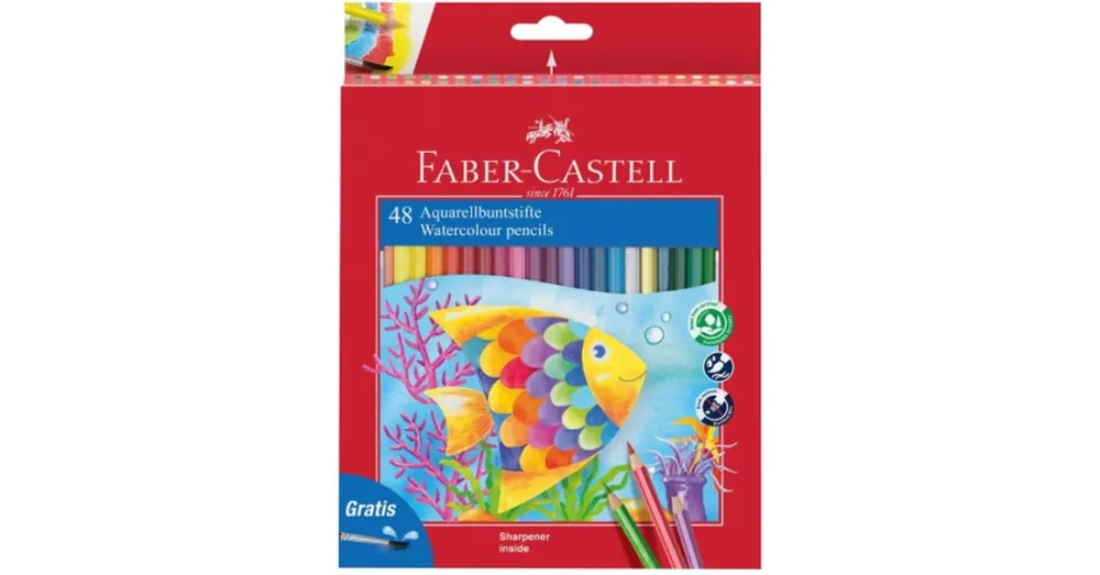 Utolsó esély Faber-Castell 48 db-os Aquarell színes ceruza szett ecsettel