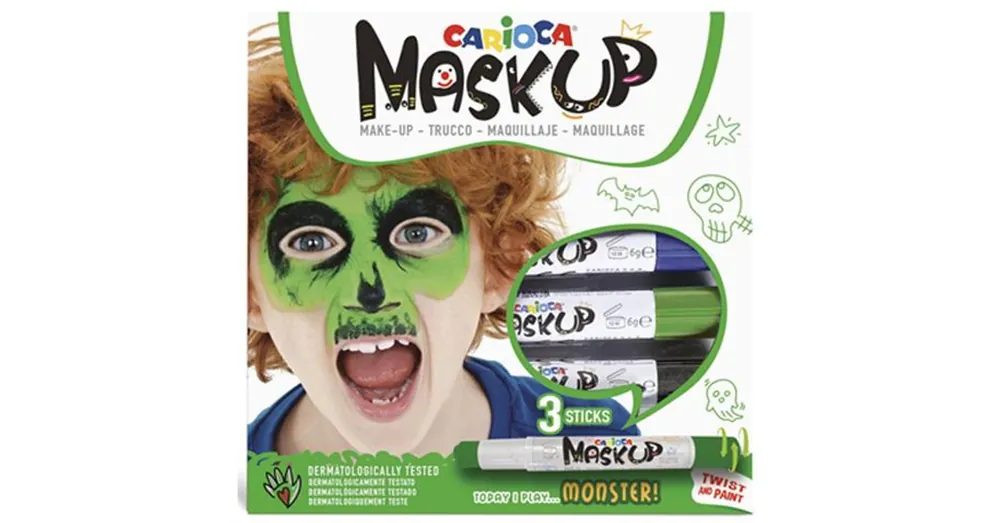 Azonnali szállítás Carioca Maskup Szörny arcfestő szett 3 színnel
