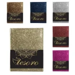 Tesoro csillámos napló több színváltozatban 20×14 cm Alacsony ár