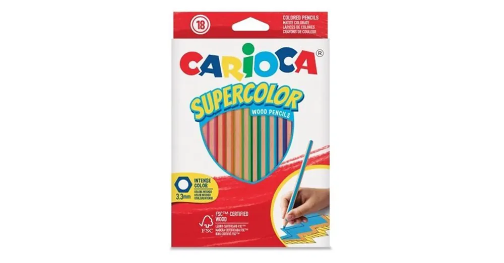 Kiárusítás Supercolor színes ceruza 18 db-os szett – Carioca