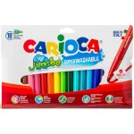 Biztonságos vásárlás Jumbo filctollszett 18 db – Carioca