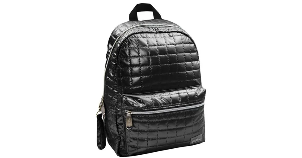 Must… Pearl fekete steppelt iskolatáska, hátizsák 26×14×36 cm Szuper ajánlat