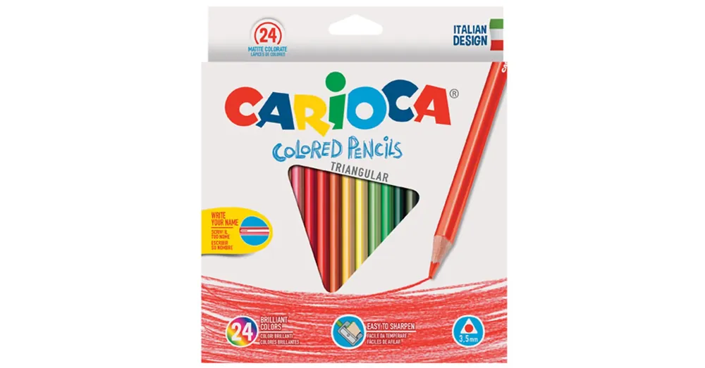 Háromszög színes ceruza szett 24 db – Carioca Akció