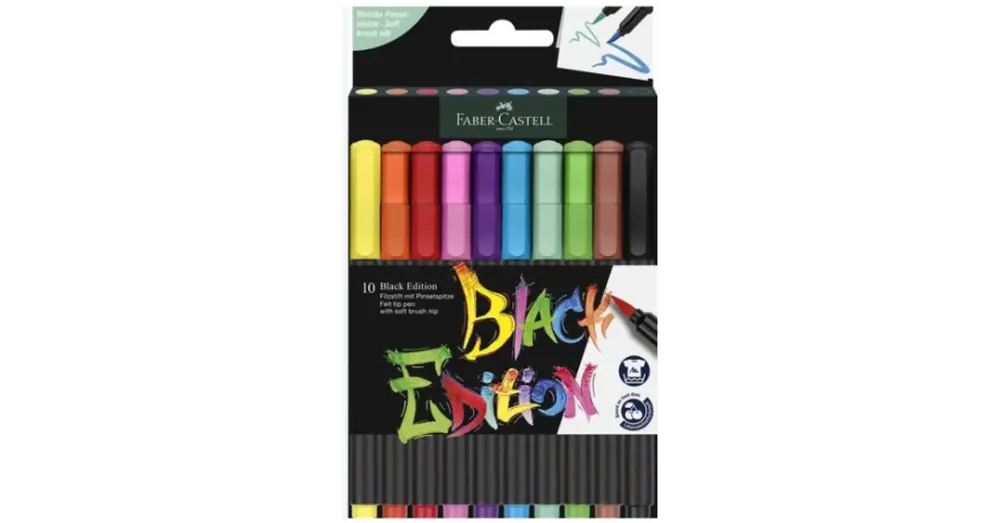 Vedd meg most Faber-Castell Black Edition 10 db-os színes filctoll szett