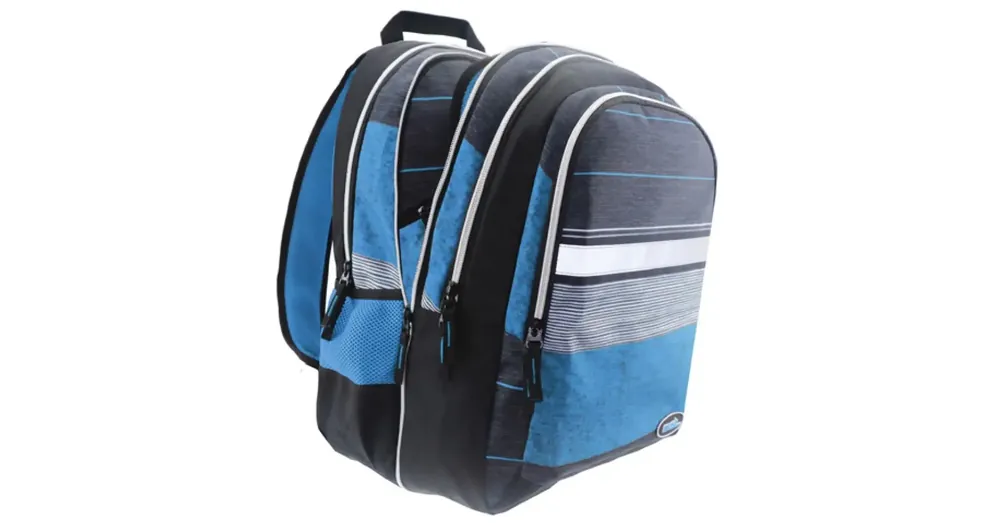 Must Kék-Fekete 2 az 1-ben négyrekeszes iskolatáska, hátizsák 47×25×33 cm Bestseller