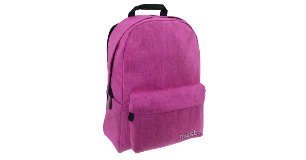 Must Jean pink iskolatáska hátizsák 42×32×17 cm Azonnali szállítás