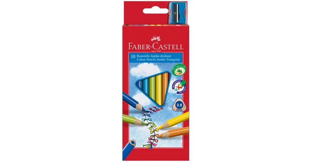 Faber-Castell Junior színes ceruza 10 db-os hegyezővel Nézd meg most