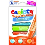 Neon tempera stick 6 db-os szett – Carioca Expressz szállítás