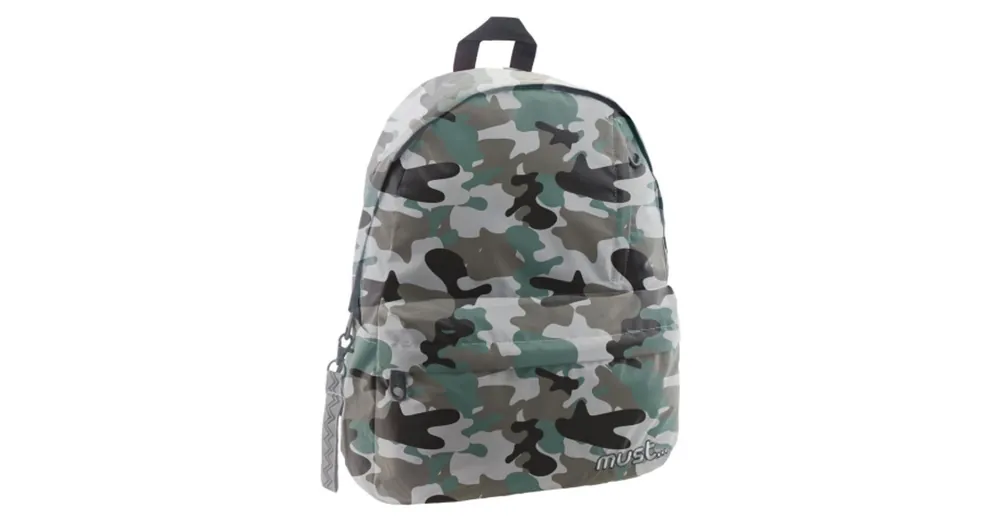 Must Reflective Army terepmintás fényvisszaverő iskolatáska hátizsák 42×32×17 cm Utolsó esély