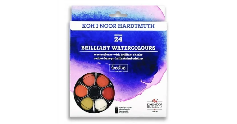 ICO KOH-I-NOOR 24 brilliáns színű vízfesték szett Csak ma