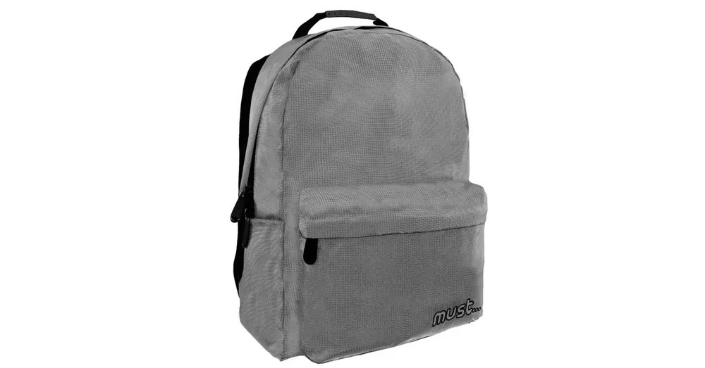 Must Ripstop szürke iskolatáska hátizsák 42×32×17 cm Csak ma