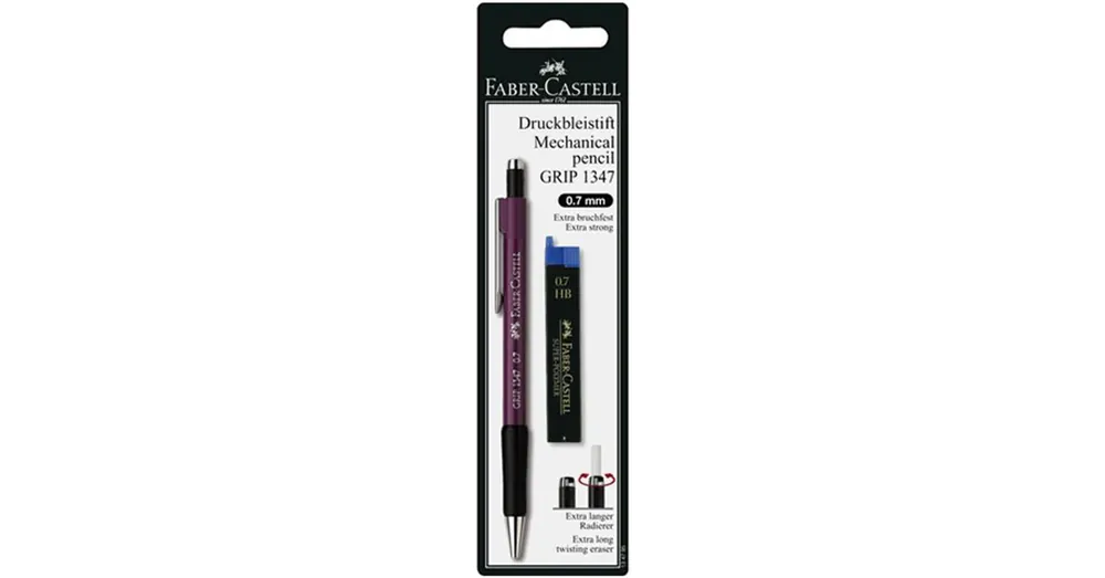 Faber-Castell Grip 1347 töltőceruza 0,7 mm lila színben HB utántöltővel Szuper ajánlat