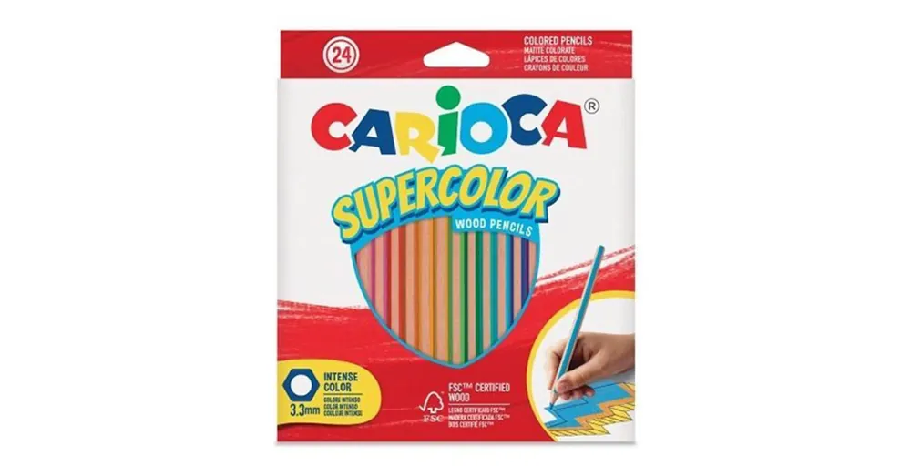Azonnali szállítás Supercolor színes ceruza 24 db-os szett – Carioca