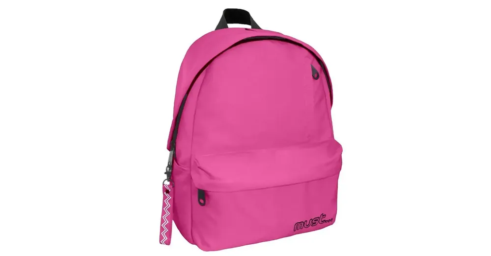 Gyors kiszállítás Must Pink négy rekeszes lekerekített iskolatáska, hátizsák 32×17×42 cm
