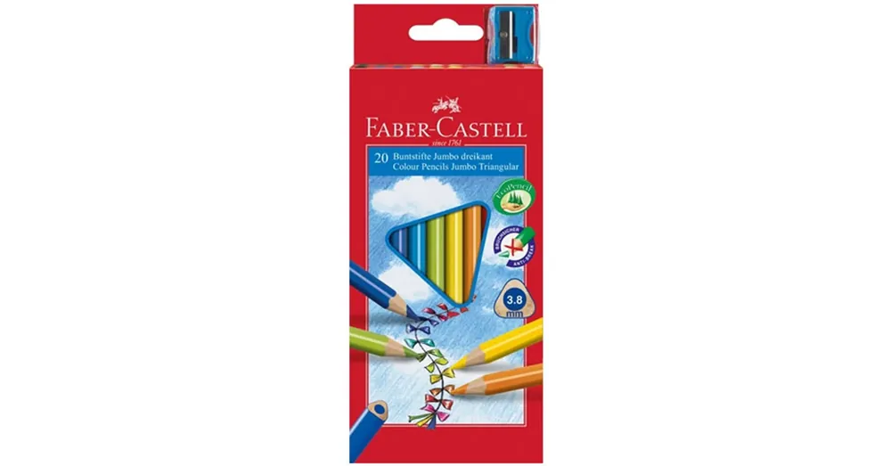 Faber-Castell Junior színes ceruza 20 db-os hegyezővel Csak ma