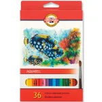 ICO Koh-I-Noor Mondeluz 3719 Aquarell színes ceruza készlet 36 db Legjobb ár