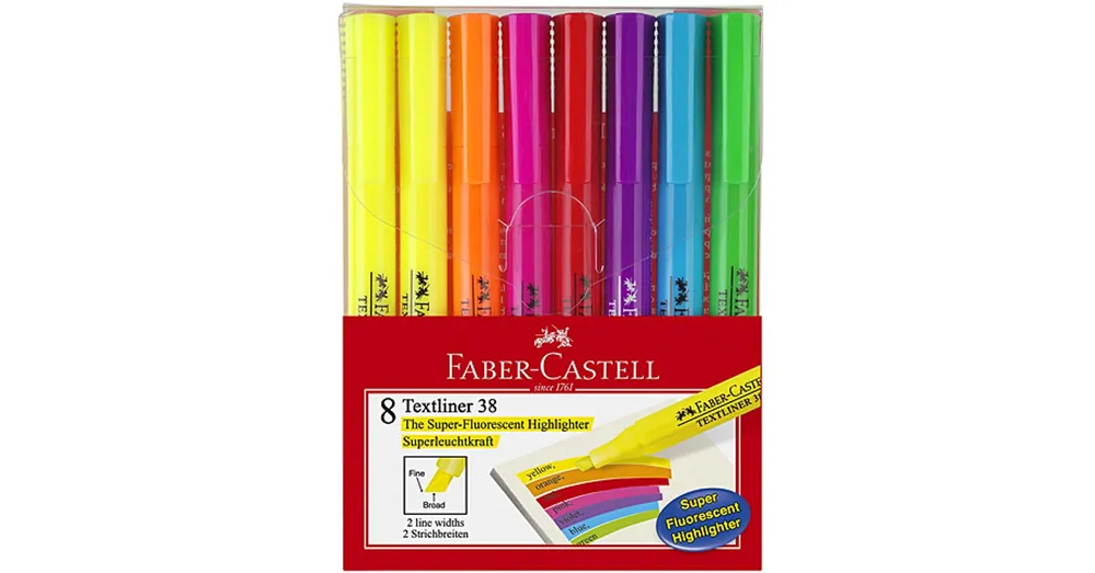 Olcsó Faber-Castell Szövegkiemelő készlet 8 db-os