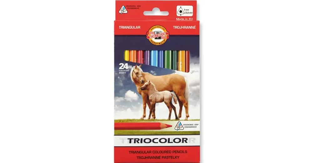 Szezonális akció ICO Koh-I-Noor 3144 Triocolor színesceruza 24 db-os
