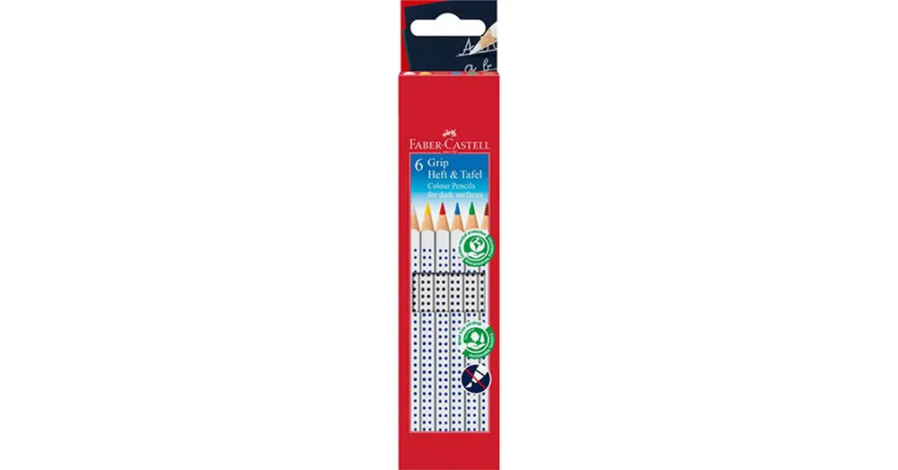 Faber-Castell Grip színes ceruza készlet sötét felületre 6 db-os Rendeld meg most