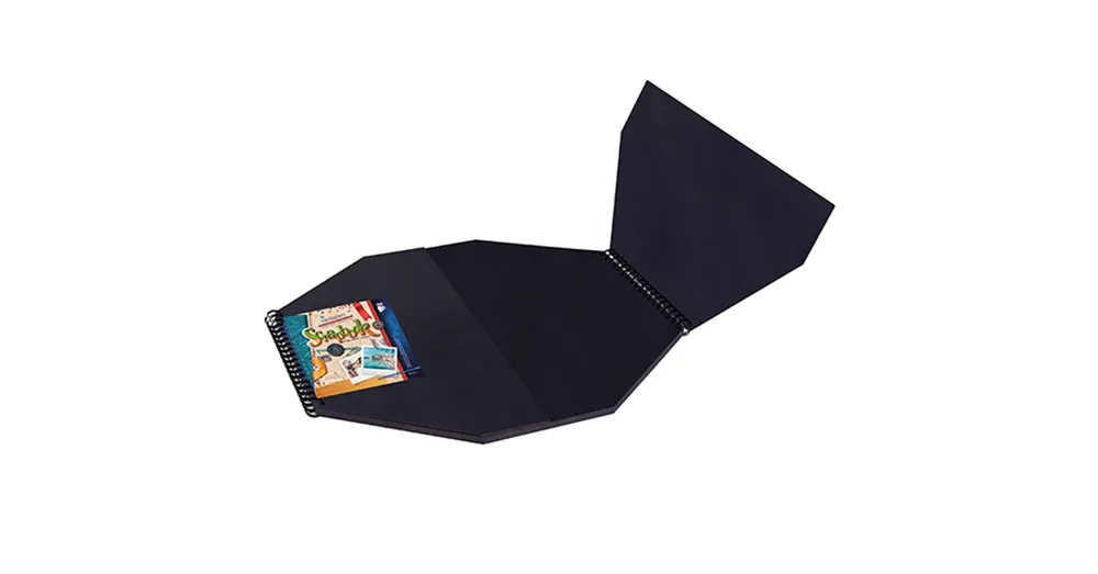 Creative Kids Fekete nyolcszögletű kreatív album 30×30 cm Rendeld meg most