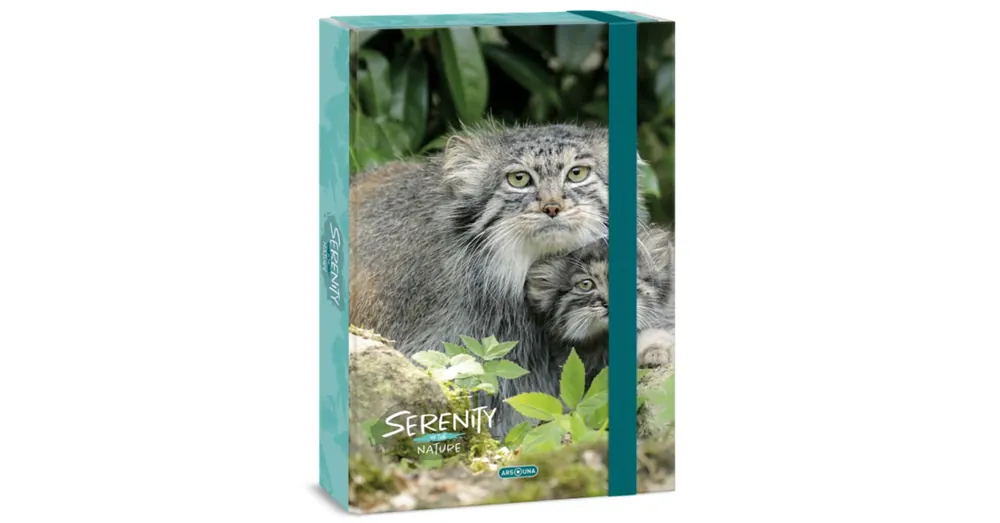 Ars Una Serenity Manul A4-es füzetbox 4 cm-es gerincvastagsággal Vásárlói kedvenc