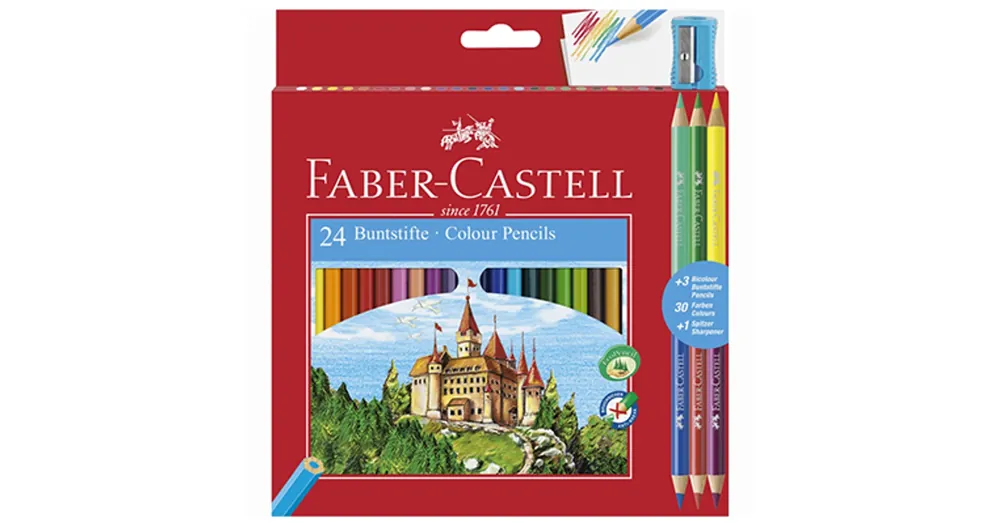 Faber-Castell Színesceruza készlet 24+3 db Biztonságos fizetés