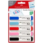 Akciós ár Faber-Castell Pasztell színű textilfilc szett 5 db-os