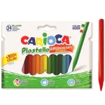 Carioca Plastello zsírkréta szett tartós színekkel 24 db-os Különleges ajánlat