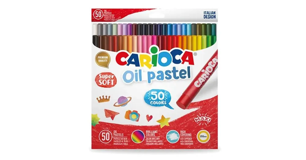 Azonnal elérhető 50 db-os olajpasztell kréta szett – Carioca
