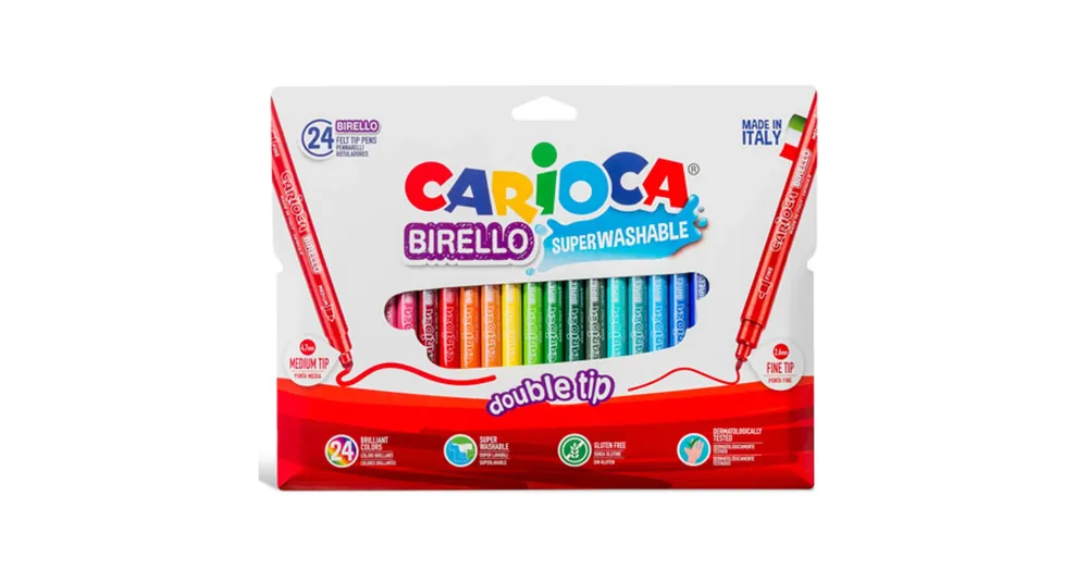 Szezonális akció Színes filctoll szett kétféle fejjel 24 db-os – Carioca