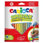 Alacsony ár Supercolor háromszög alakú 18 db-os maxi színesceruza szett – Carioca