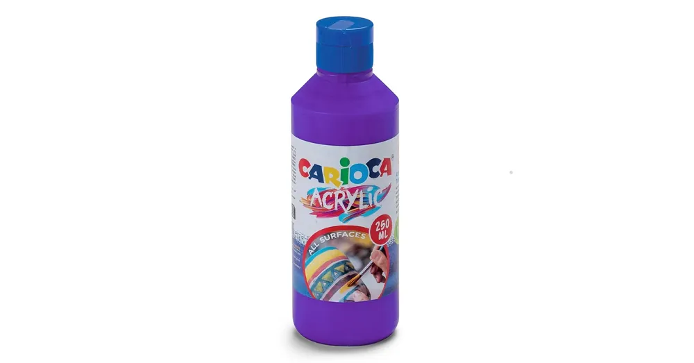 Acrylic 250ml-s akril festék lila színben – Carioca Alacsony ár