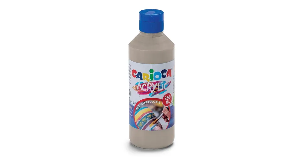 Acrylic 250ml-s akril festék ezüst színben – Carioca Korlátozott ajánlat