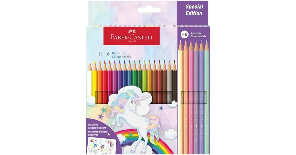 Faber-Castell Kastélyos színesceruza készlet 18+6 db-os csomag Legnépszerűbb