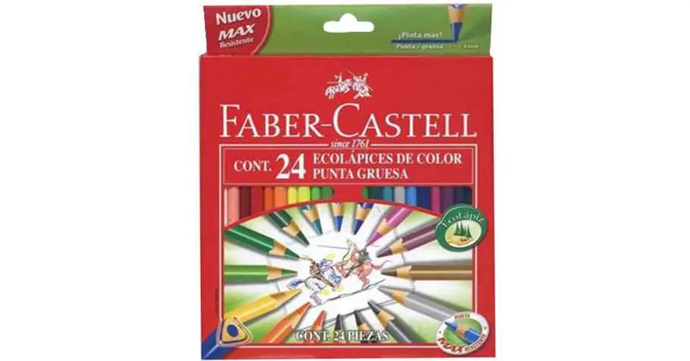 Faber-Castell ECO háromszögletű színes ceruza 24 db-os Legkelendőbb