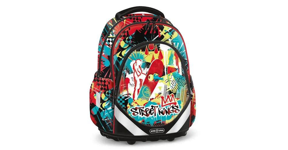 Ars Una Street Kings anatómiai iskolatáska, hátizsák 33×42×21 cm Azonnali szállítás