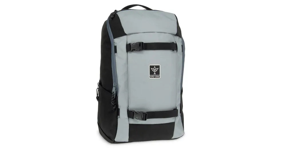 Bestseller Ars Una Jet AU-15 lekerekített szürke-fekete iskolatáska, hátizsák 28×48×19 cm