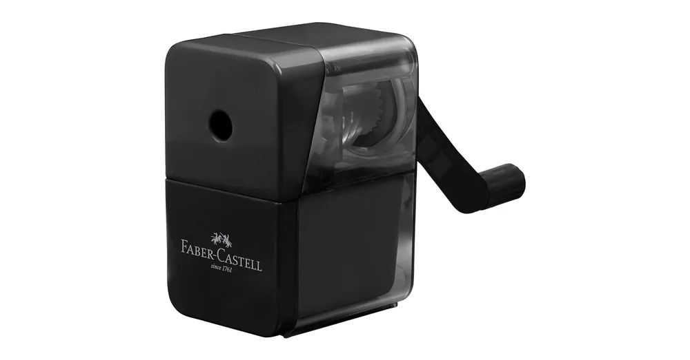 Korlátozott ajánlat Faber-Castell Fekete asztali hegyezőgép