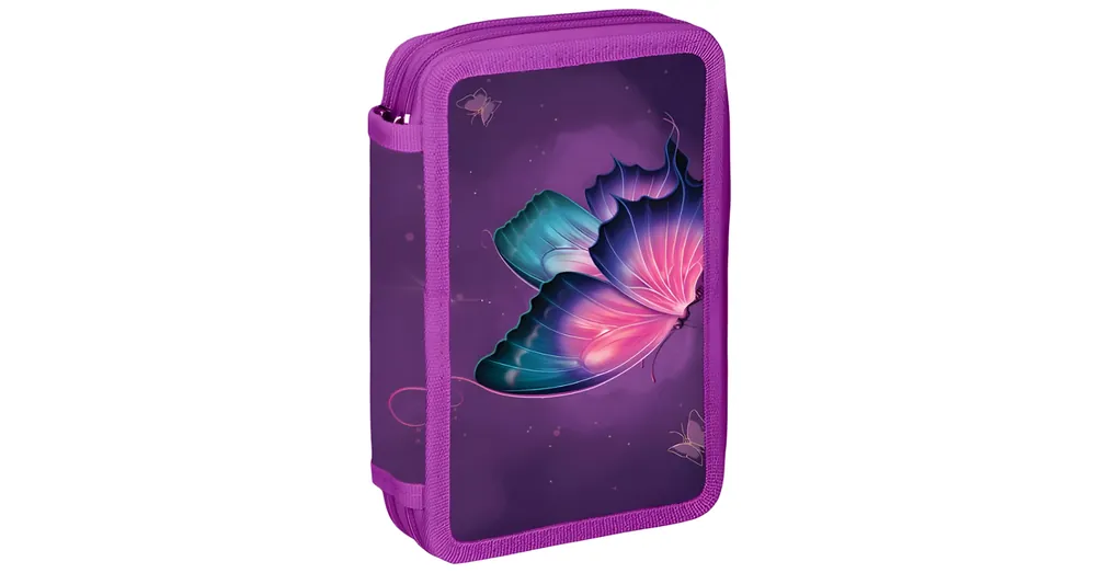 Spirit Butterfly pillangós kétszintes töltött tolltartó 28 db-os 13×6x19,5 cm Legjobb ár