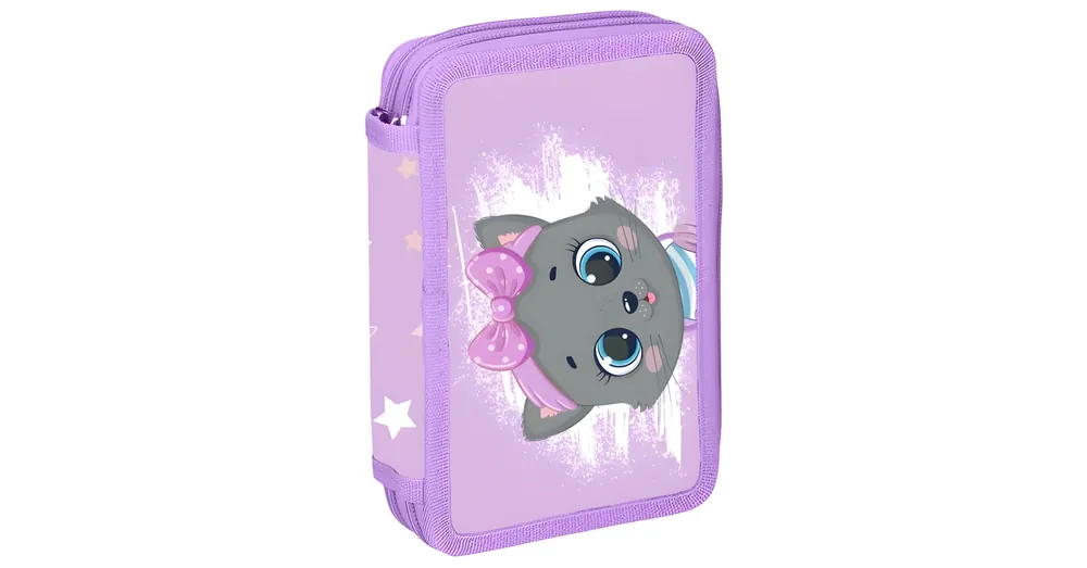Spirit Kitty cicás kétszintes töltött tolltartó 28 db-os 13×6x19,5 cm Bestseller