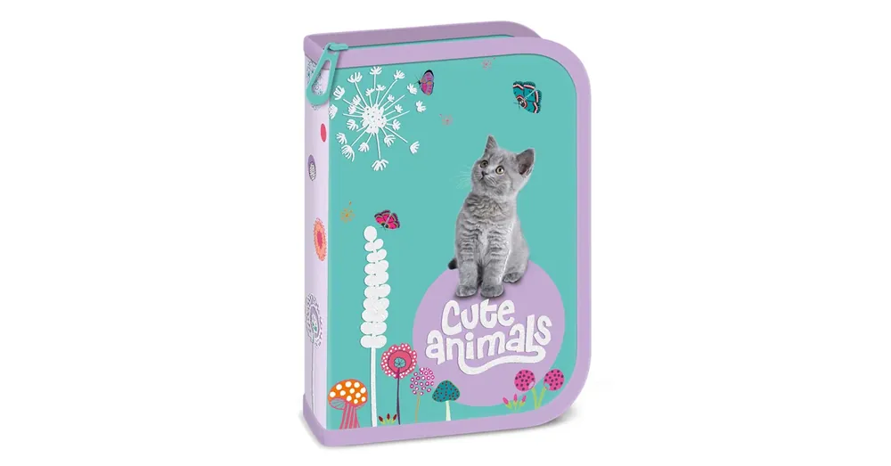 Ars Una Cute Animals Cicás töltött tolltartó 12,8×19,3×3,6 cm Újdonság