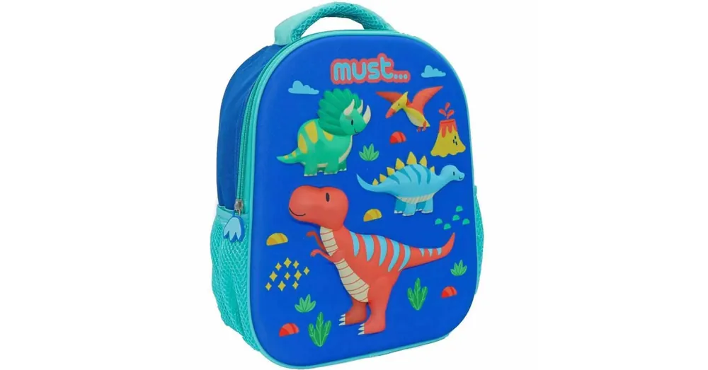 Luna Dinoszaurusz mintás lekerekített egyrekeszes iskolatáska 26×10×32 cm Biztonságos fizetés