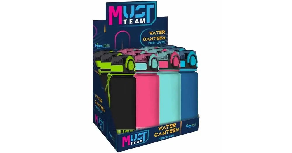 Luna Must… Műanyag kulacs fogantyúval 650ml többféle színben 1 db Rendeld meg most