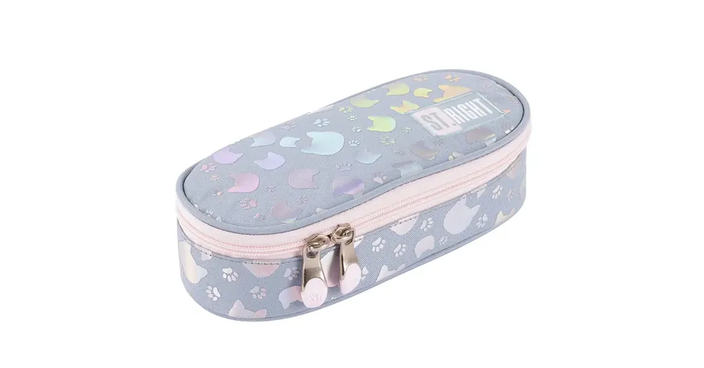 Legnépszerűbb St.Right Silver Cats cicás ovális tolltartó 23 cm