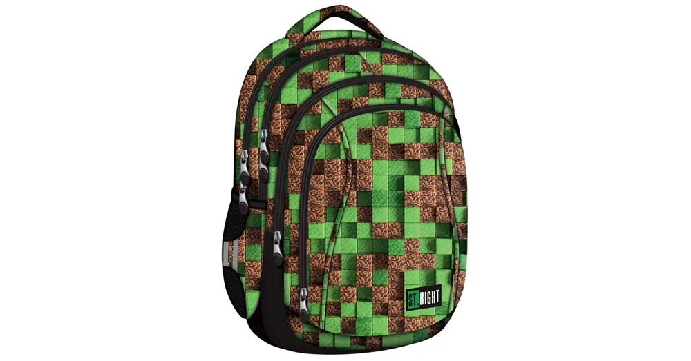 Kihagyhatatlan ajánlat St.Right Pixel Cubes ergonomikus négyrekeszes iskolatáska, hátizsák BP04 43×32×20 cm